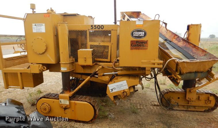 image for item DH5367 1985 Power Curber 5500 curb machine