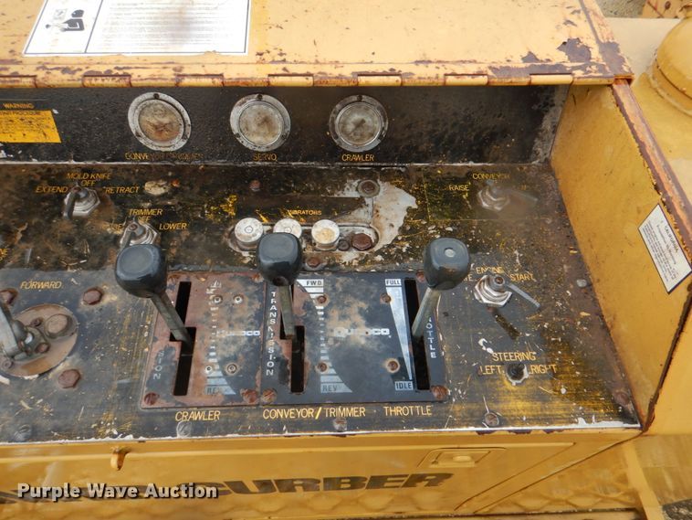 image for item DH5367 1985 Power Curber 5500 curb machine