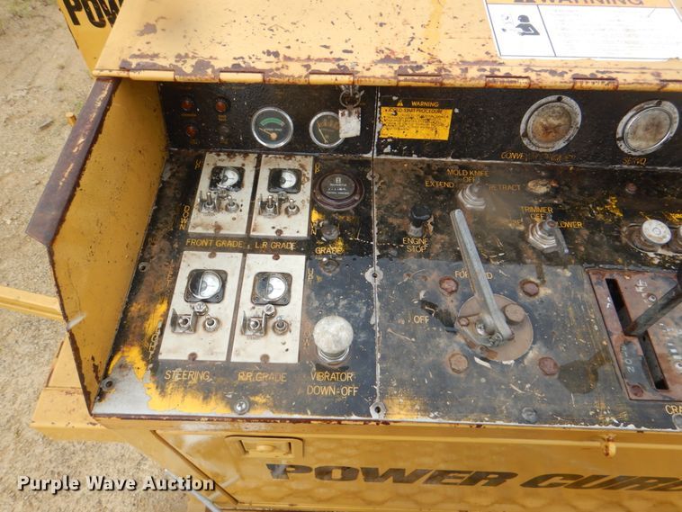 image for item DH5367 1985 Power Curber 5500 curb machine