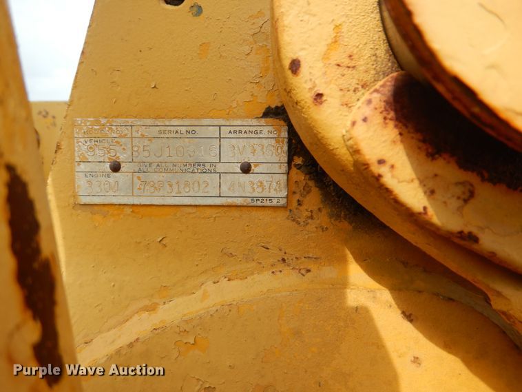 image for item DH5369 Caterpillar 955L  track loader