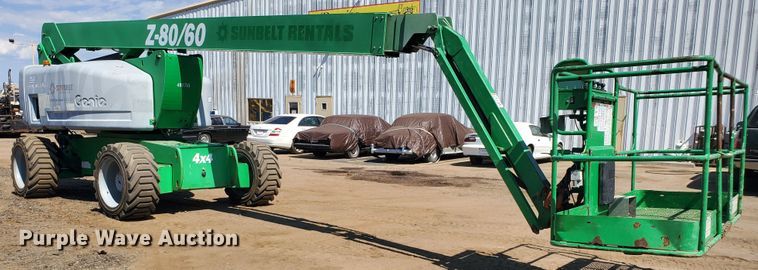 image for item DJ3142 2012 Genie Z80/60  boom lift