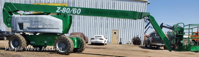 image for item DJ3142 2012 Genie Z80/60  boom lift