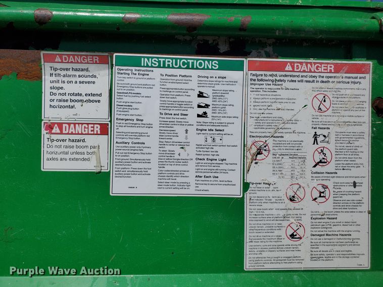 image for item DJ3142 2012 Genie Z80/60  boom lift