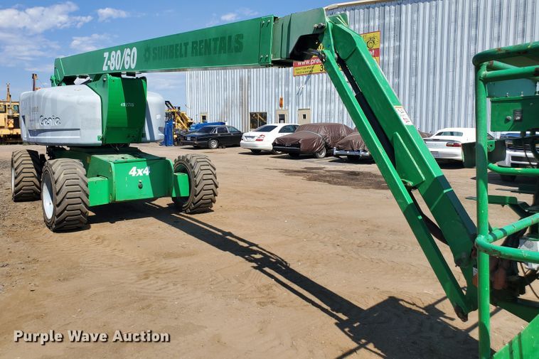 image for item DJ3142 2012 Genie Z80/60  boom lift