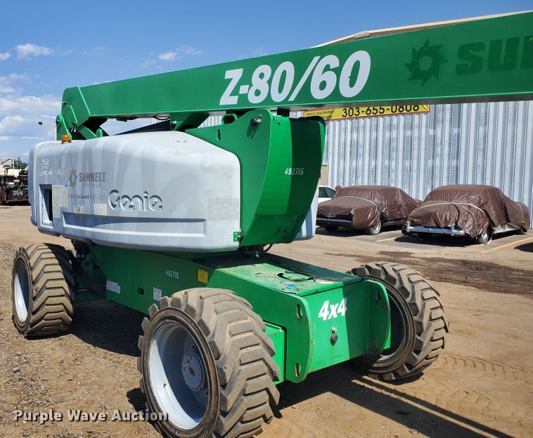 image for item DJ3142 2012 Genie Z80/60  boom lift