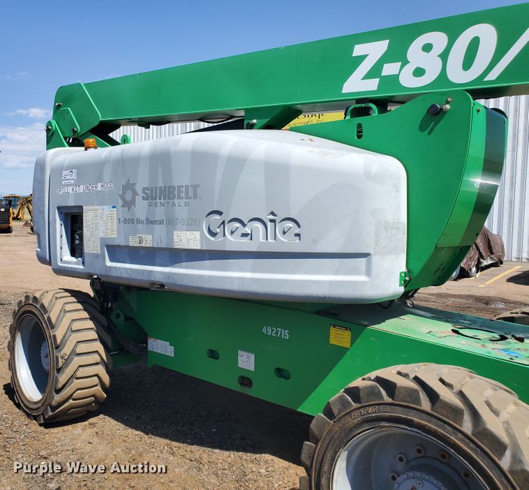 image for item DJ3142 2012 Genie Z80/60  boom lift