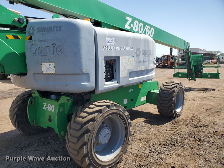 image for item DJ3142 2012 Genie Z80/60  boom lift