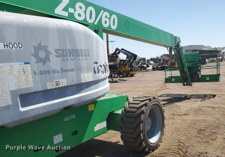 image for item DJ3142 2012 Genie Z80/60  boom lift