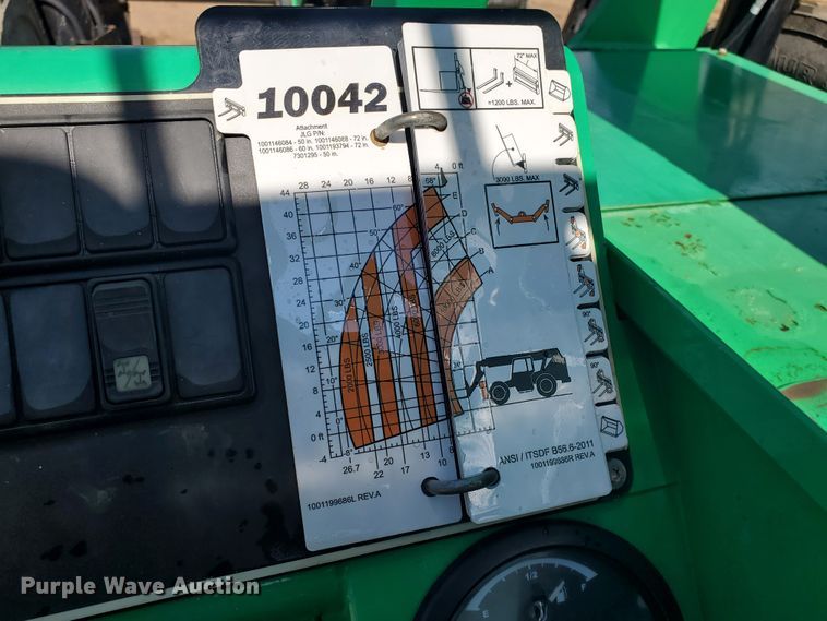 image for item DJ3143 2014 Sky Trak 10042  telehandler