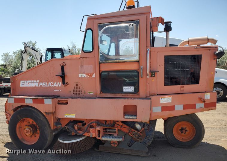 image for item DJ3145 1997 Elgin Pelican P  street sweeper