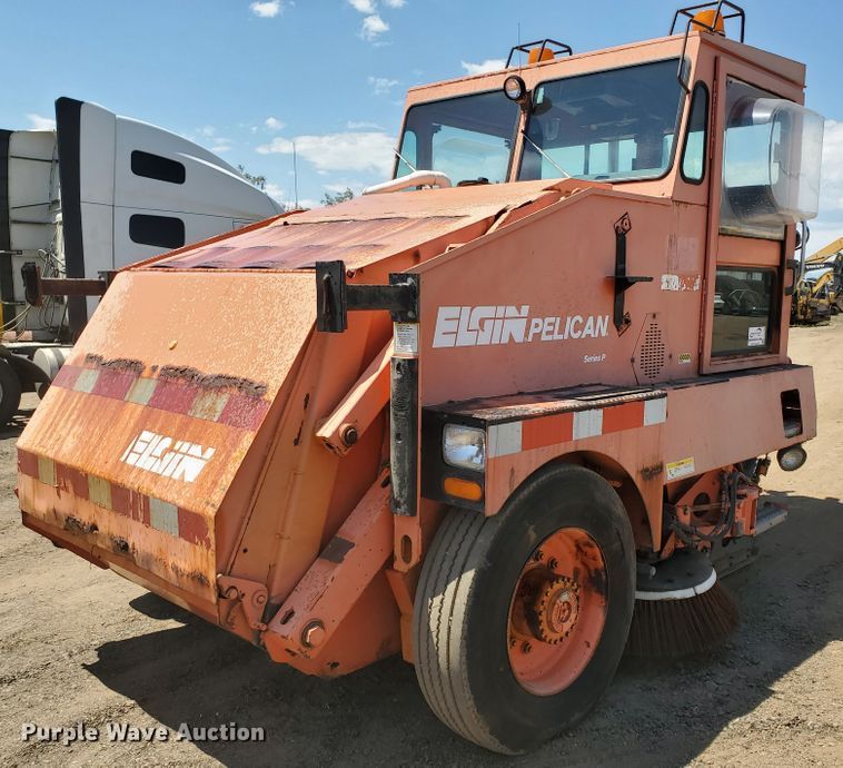 image for item DJ3145 1997 Elgin Pelican P  street sweeper