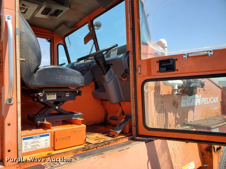 image for item DJ3145 1997 Elgin Pelican P  street sweeper