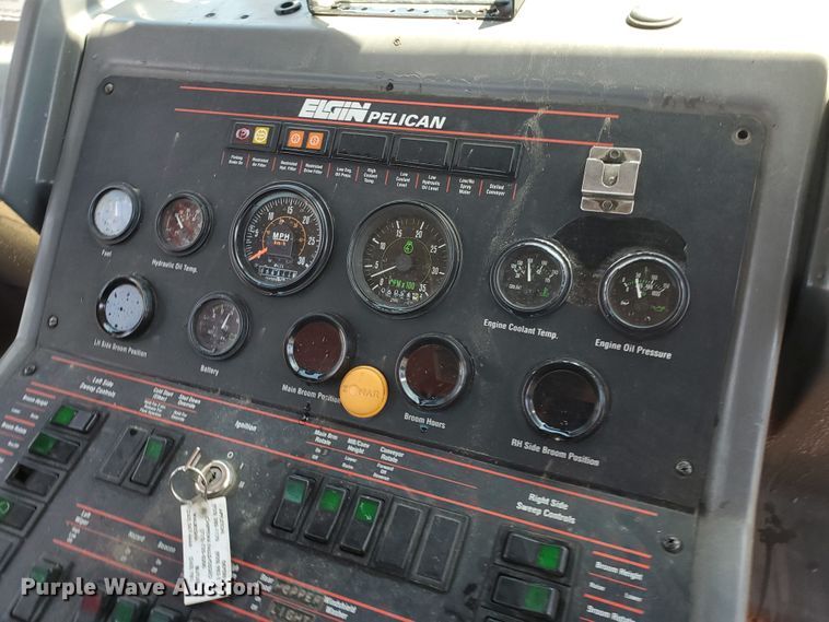 image for item DJ3145 1997 Elgin Pelican P  street sweeper