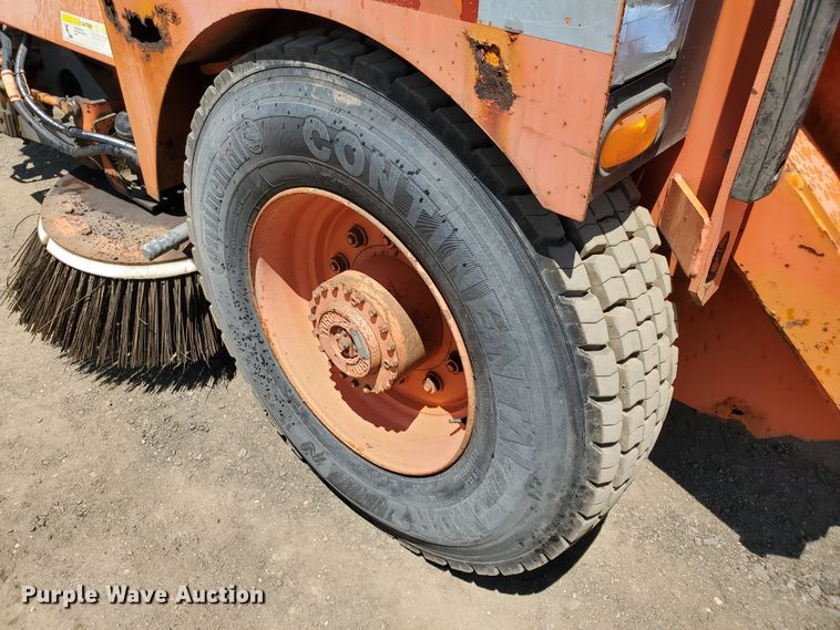 image for item DJ3145 1997 Elgin Pelican P  street sweeper