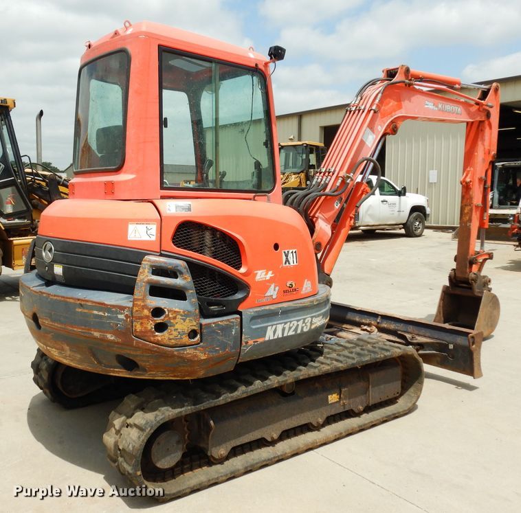 image for item DJ4264 2008 Kubota KX121-3  mini excavator