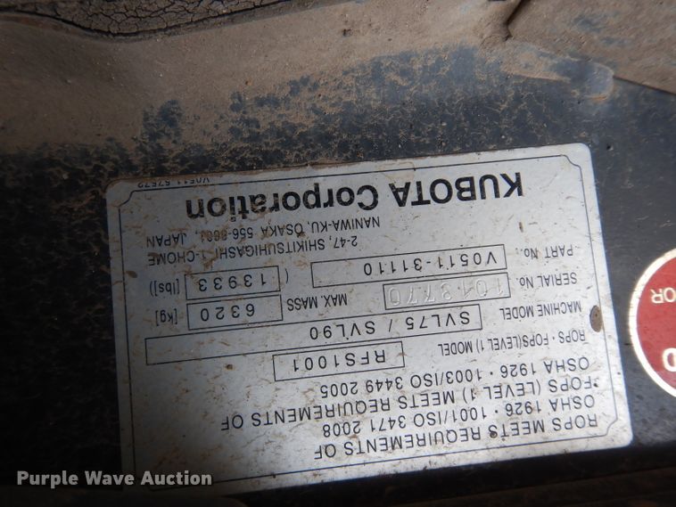 image for item DJ4265 Kubota SVL75-2  tracked skid steer loader