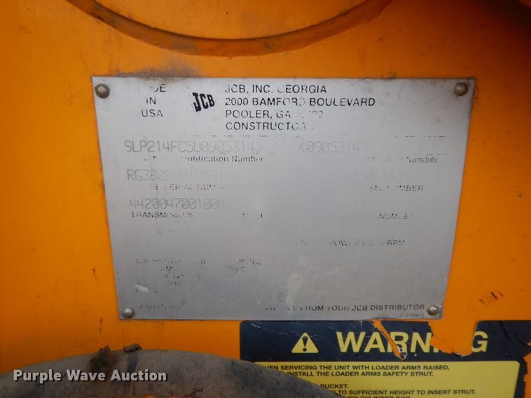 image for item DJ4266 2005 JCB 214S  backhoe