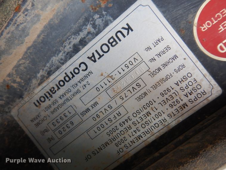 image for item DJ4267 Kubota SVL90-2  tracked skid steer loader