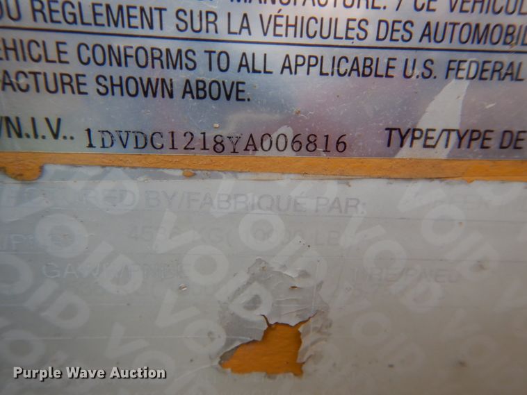 image for item DV9320 2000 Kiefer reel trailer