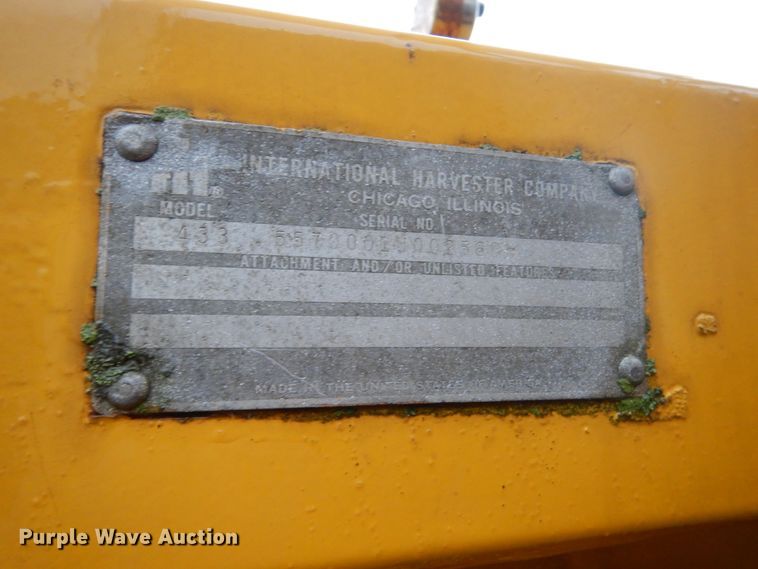 image for item FK9254 International 433  conventional scraper