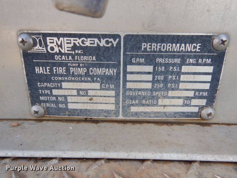 image for item GA9139 1978 GMC 6500  pumper fire truck