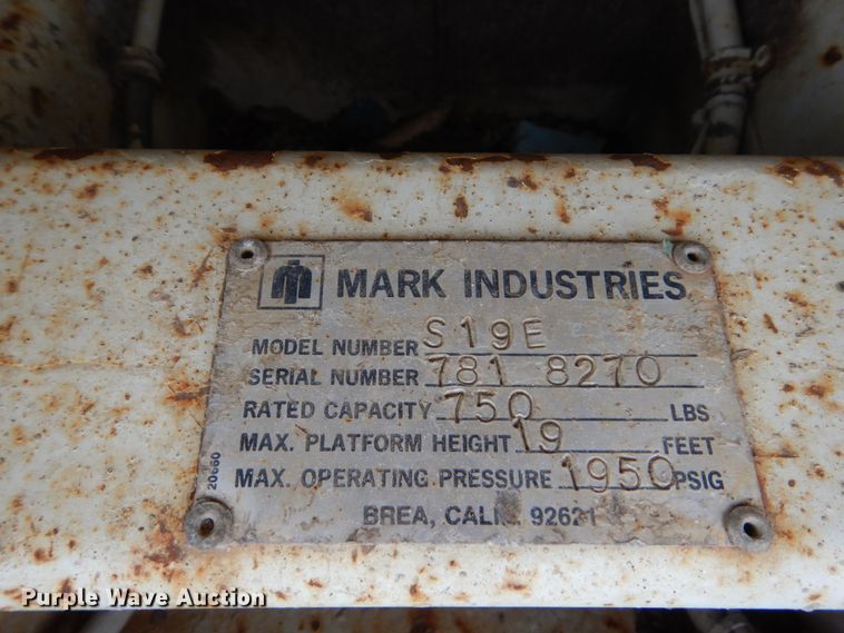 image for item GA9142 Mark Lift  S19E scissor lift