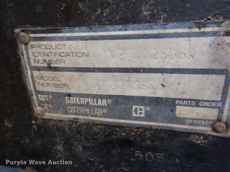 image for item GA9150 1996 Caterpillar 307SSR   excavator