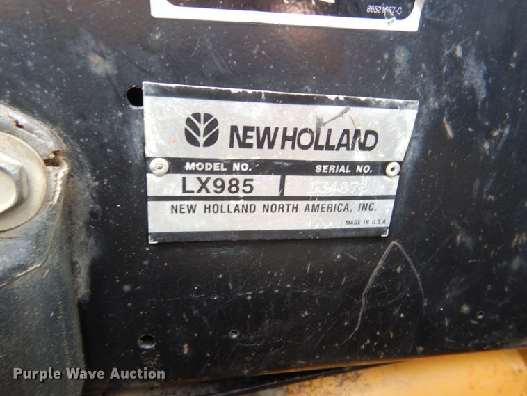 image for item GA9154 1999 New Holland LX985  skid steer loader