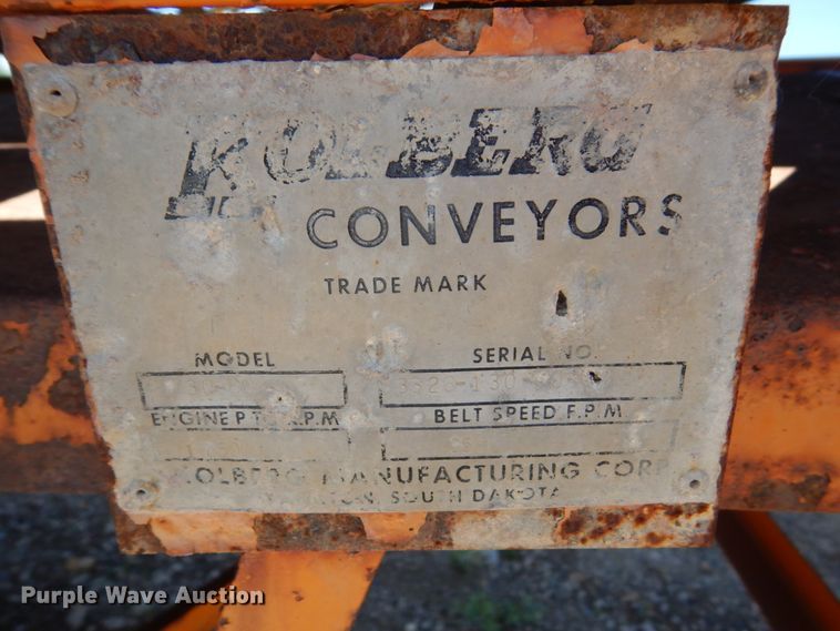 image for item GA9160 Kolberg 30-80 conveyor