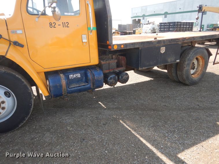 image for item GA9161 1986 International 1900  flat dump bed truck