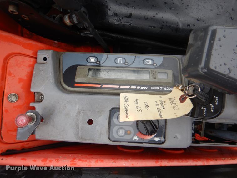 image for item GM9080 2012 Kubota U35 Super Series 2  mini excavator