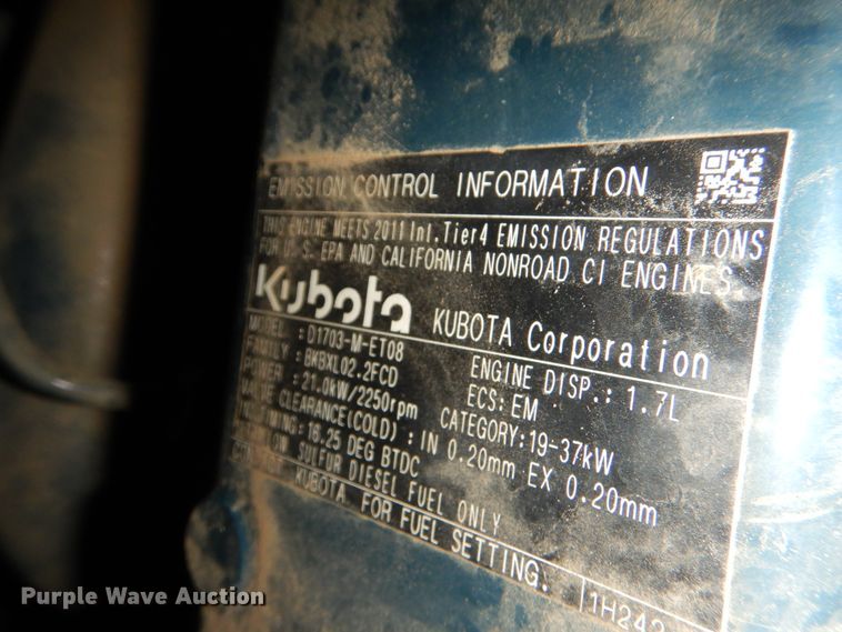 image for item GM9080 2012 Kubota U35 Super Series 2  mini excavator