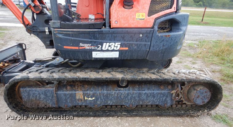 image for item GM9080 2012 Kubota U35 Super Series 2  mini excavator