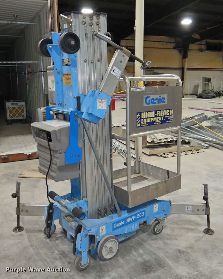 image for item GN9966 2012 Genie AWP-20S DC  vertical lift
