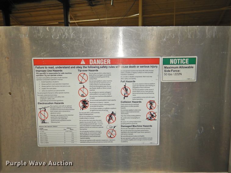 image for item GN9966 2012 Genie AWP-20S DC  vertical lift