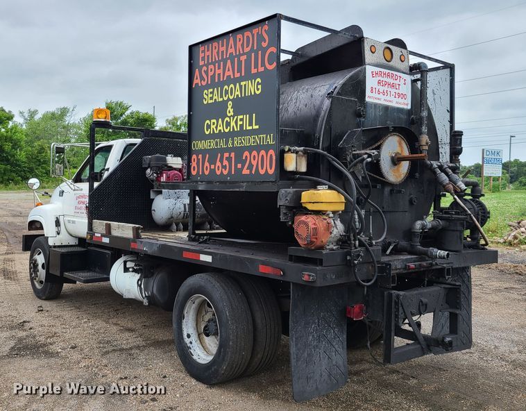 image for item GT9160 1997 GMC C7500 asphalt sealcoat truck