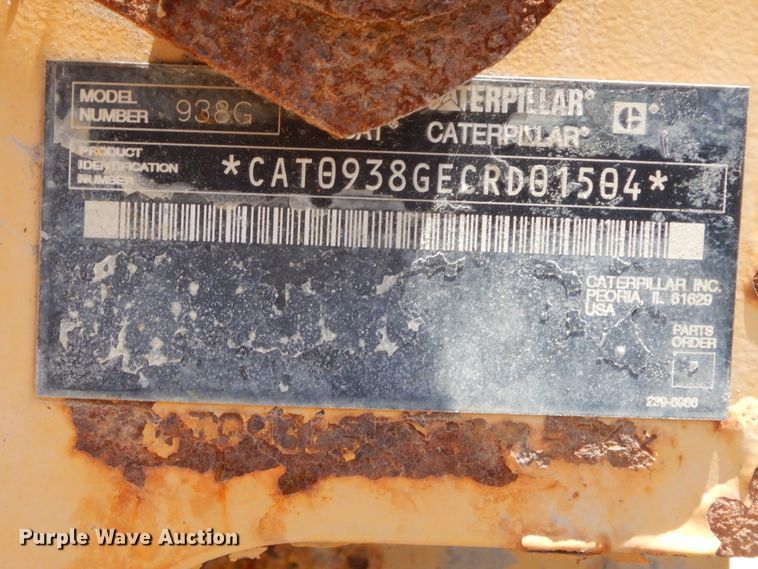 image for item GT9301 2005 Caterpillar 938G  Series II wheel loader