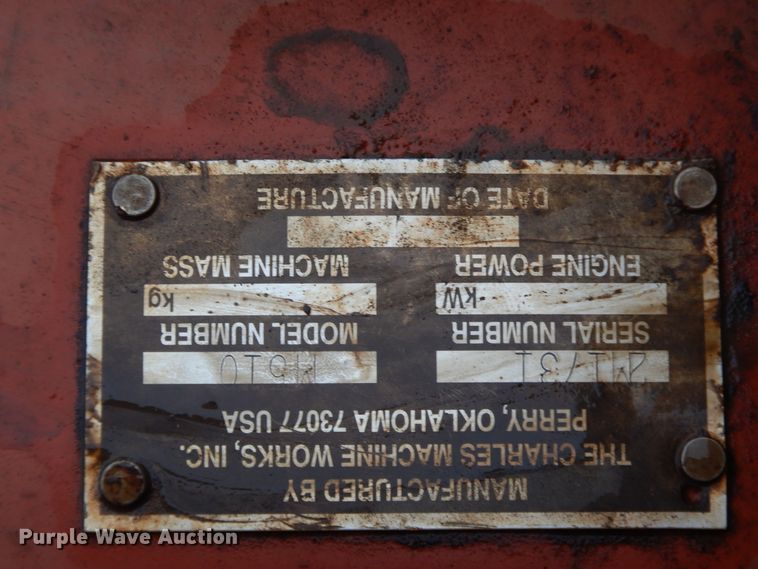 image for item GT9358 1995 Ditch Witch 5110  trencher