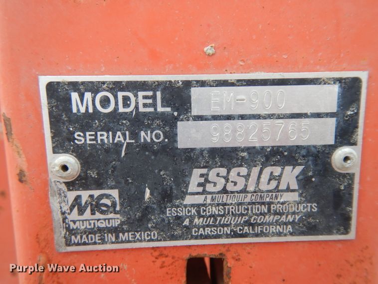 image for item HA9326 Essick EM-900 concrete mixer