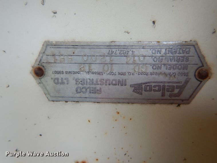 image for item HM9665 Felco CD1018 ditch conveyor