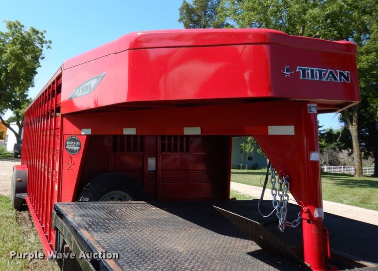 image for item DF4248 2018 Titan JR8697 livestock trailer