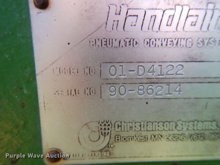 image for item DG4505 Handlair 560 pneumatic grain conveyor