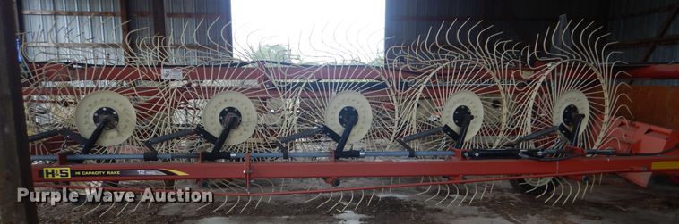 image for item DG8718 H&S 12WHL Hi-Capacity hay rake