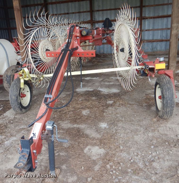 image for item DG8718 H&S 12WHL Hi-Capacity hay rake