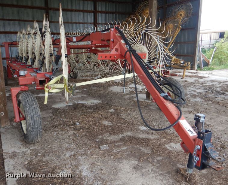 image for item DG8718 H&S 12WHL Hi-Capacity hay rake