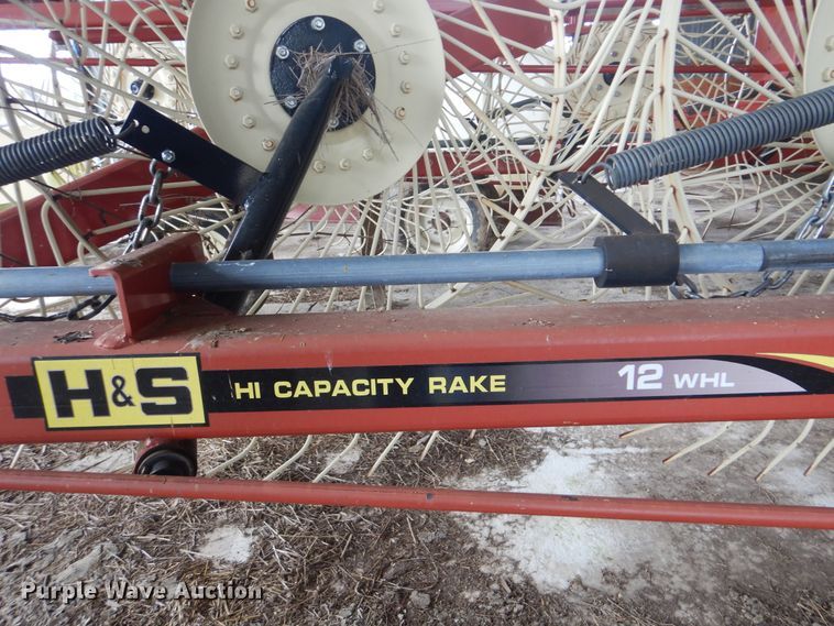 image for item DG8718 H&S 12WHL Hi-Capacity hay rake