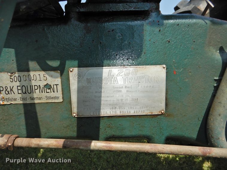 image for item DI0242 Kubota L260  tractor