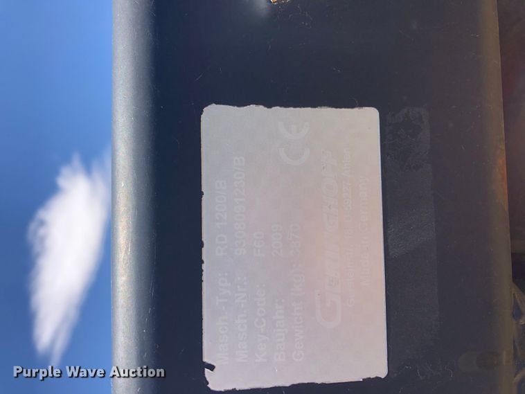 image for item DI0247 2009 Geringhoff RD1200/B corn head