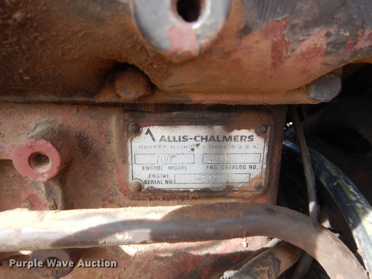 image for item GK9123 1975 Allis Chalmers AC7060 tractor