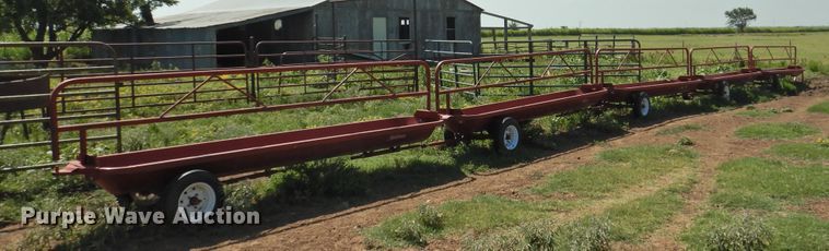 image for item GN9959 Feed Train mobile feed bunks